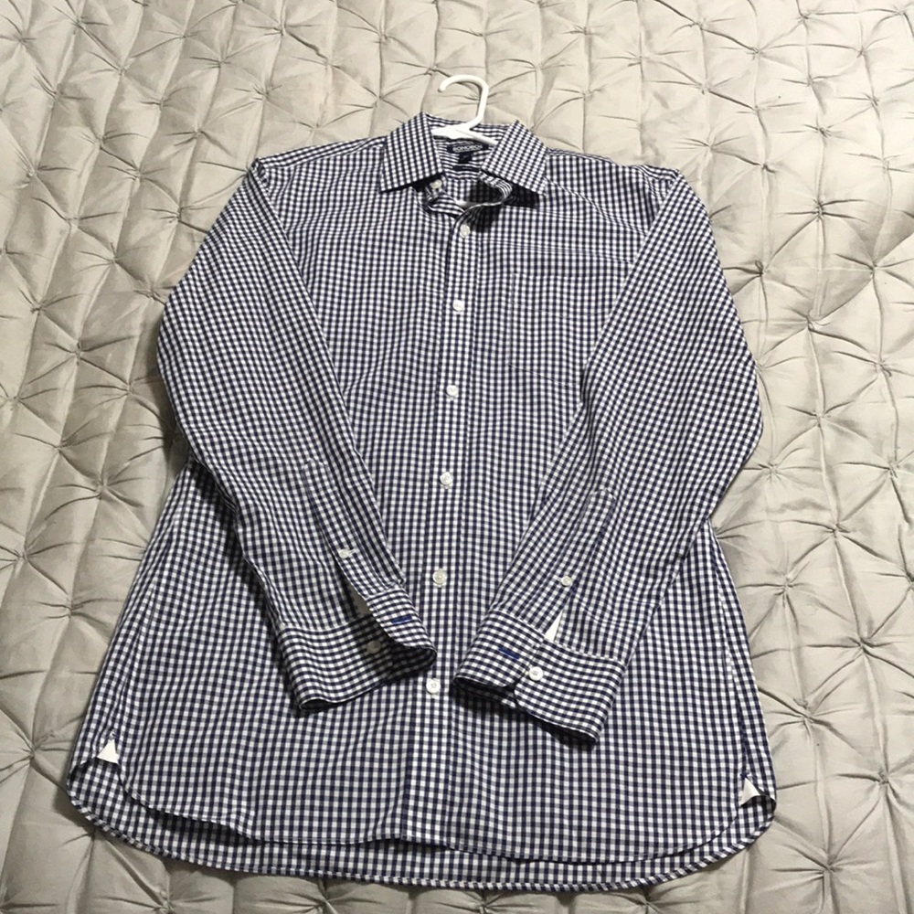 Bonobos Weekday Warrior Dress Shirt - Navy Check
